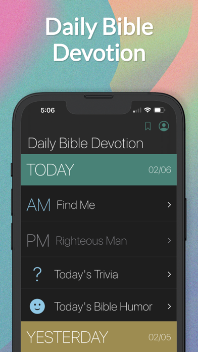 Screenshot #1 pour Daily Bible Devotion