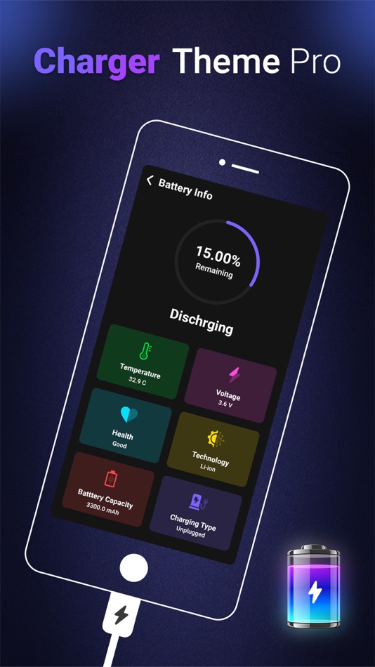 #5. Battery Charging Animation -3D (iOS) Podle: Liam Sammy