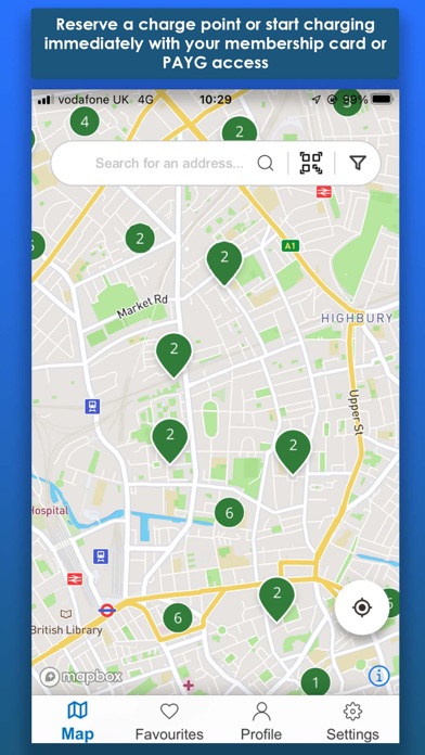 Source London charging network Screenshot