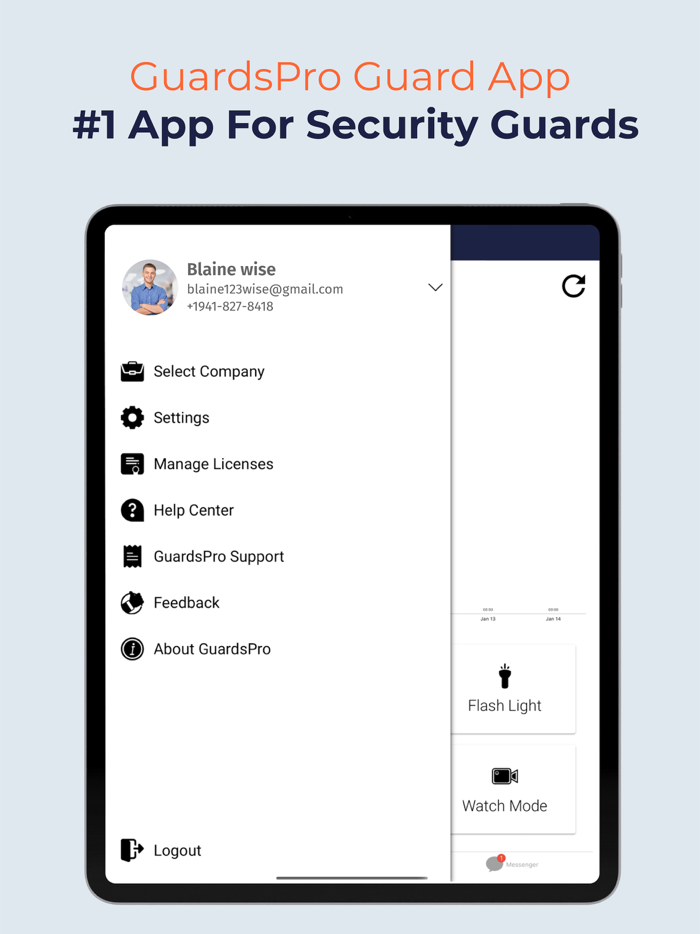 GuardsPro Security Guard App