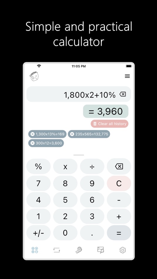 #1. Dad's Calculator (iOS) By: Jaehun Kwon