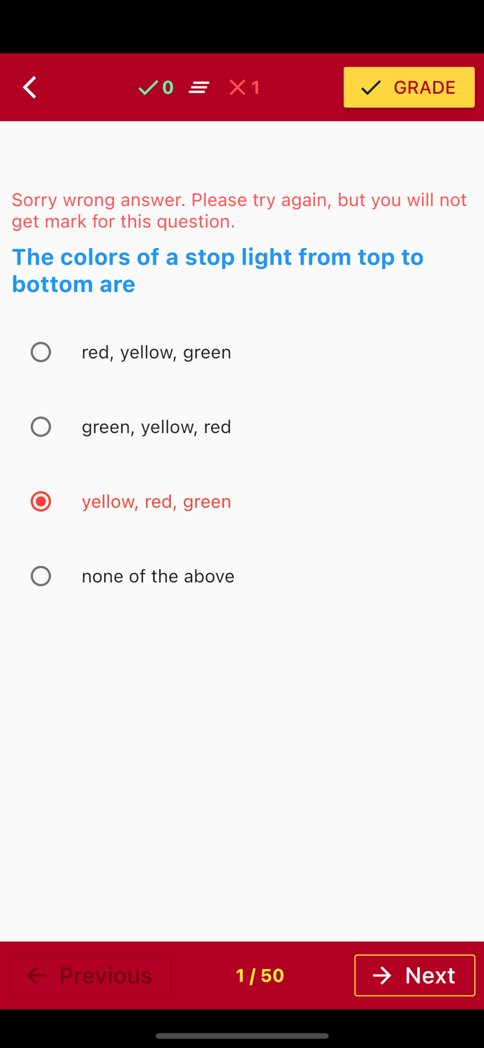 Wisconsin Basic Driving Test