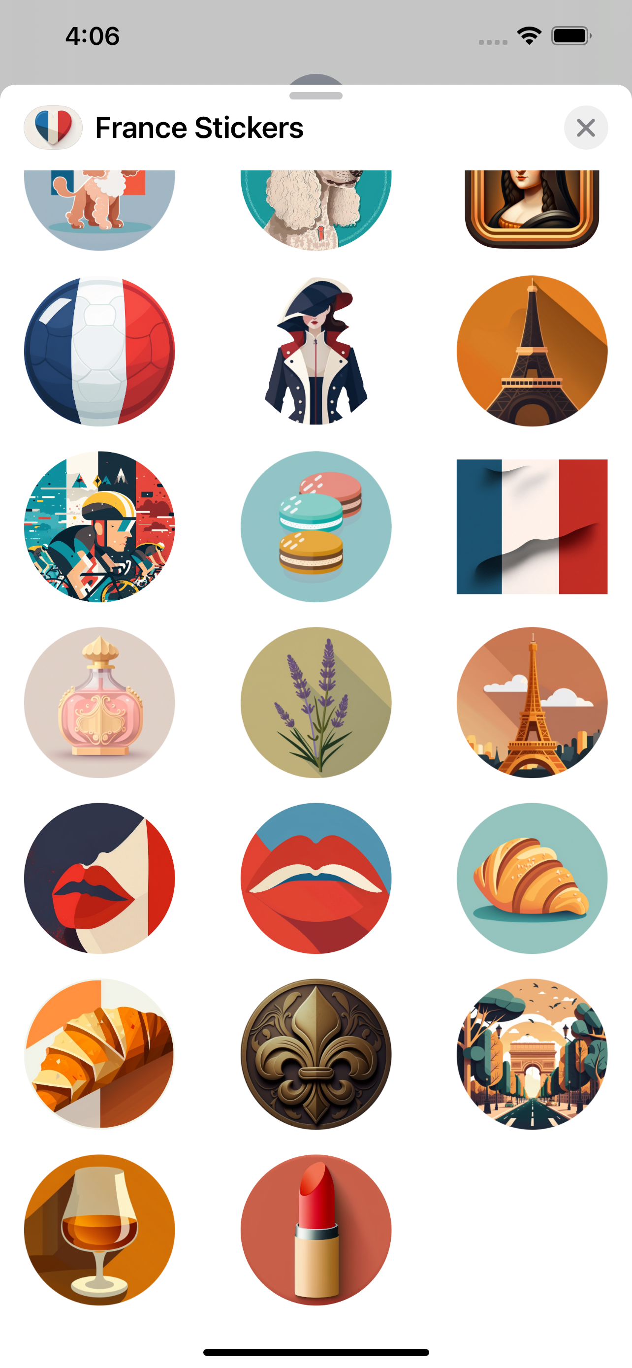 France Stickers