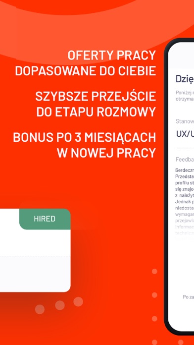 hiree - praca znajduje Ciebie Screenshot