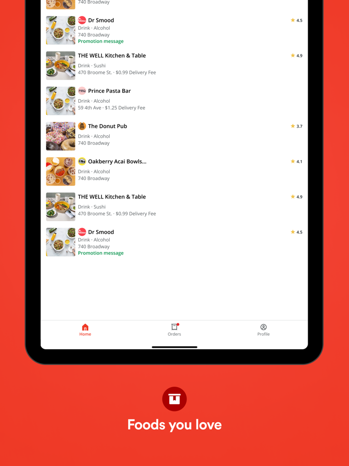 Simply Delivery Order