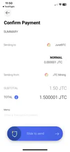 Jurat Wallet screenshot #2 for iPhone