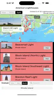 america's lighthouses iphone screenshot 2