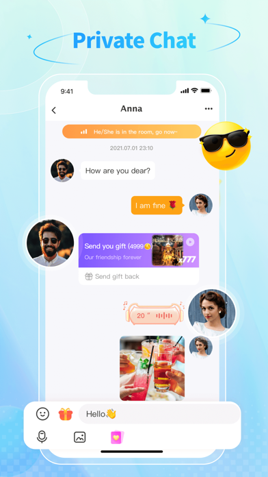 Beela Chat -Voice Chat Rooms Screenshot