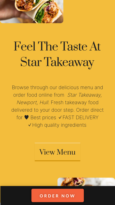 Star Takeaway Newport Screenshot