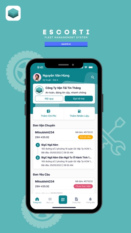 Escorti: Fleet Management