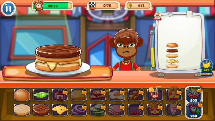 Pirate Monkey Burger Blitz screenshot-4