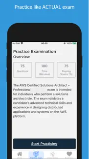 aws sap-c02 exam 2024 iphone screenshot 3