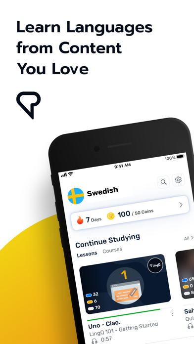 Learn Swedish. Swedish Lessons Screenshot