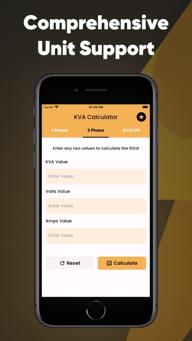 Screenshot 3 of kVA Calculators App