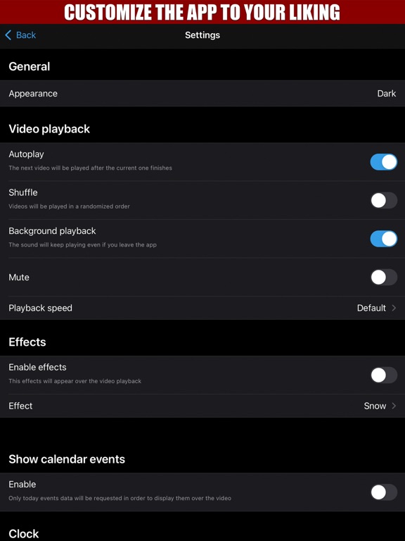 Screenshot #5 pour Fireplace TV Screen