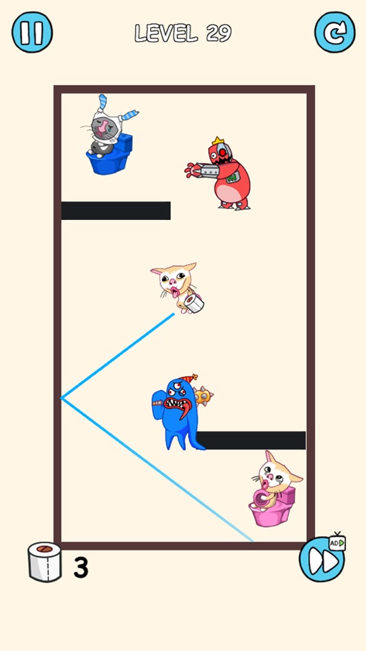 #2. Throw Paper Challenge (iOS) 由: Hong Quan Ninh