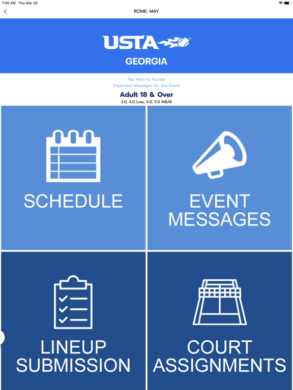 Screenshot #5 pour USTA GEORGIA STATE CHMPS