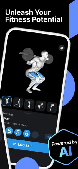 Game screenshot Fitness AI: Gym & Home Workout apk