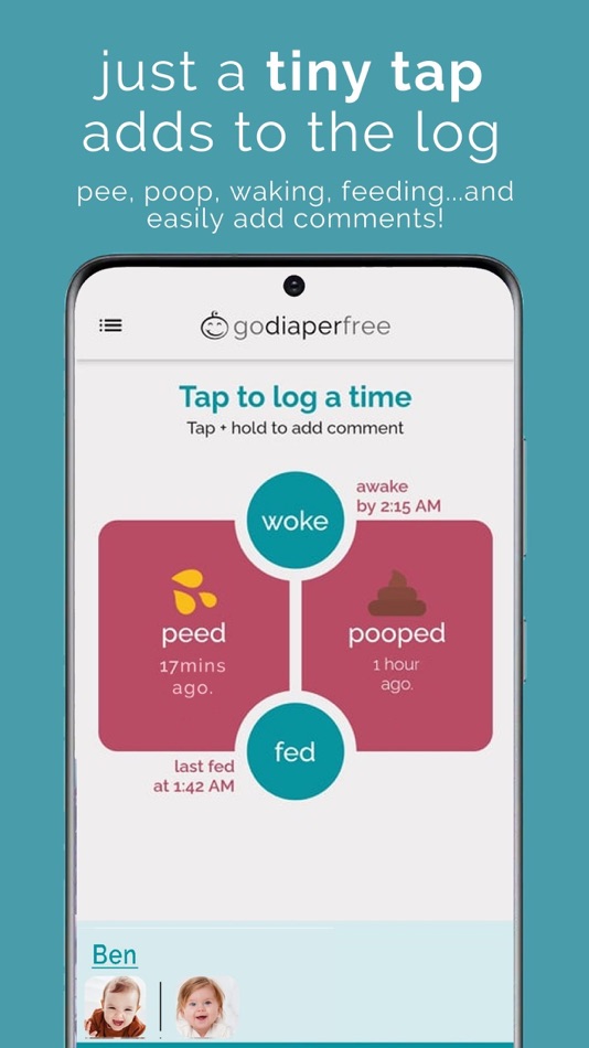 #2. The Log: Potty Training + EC (iOS) 由: Andrea Olson Productions LLC