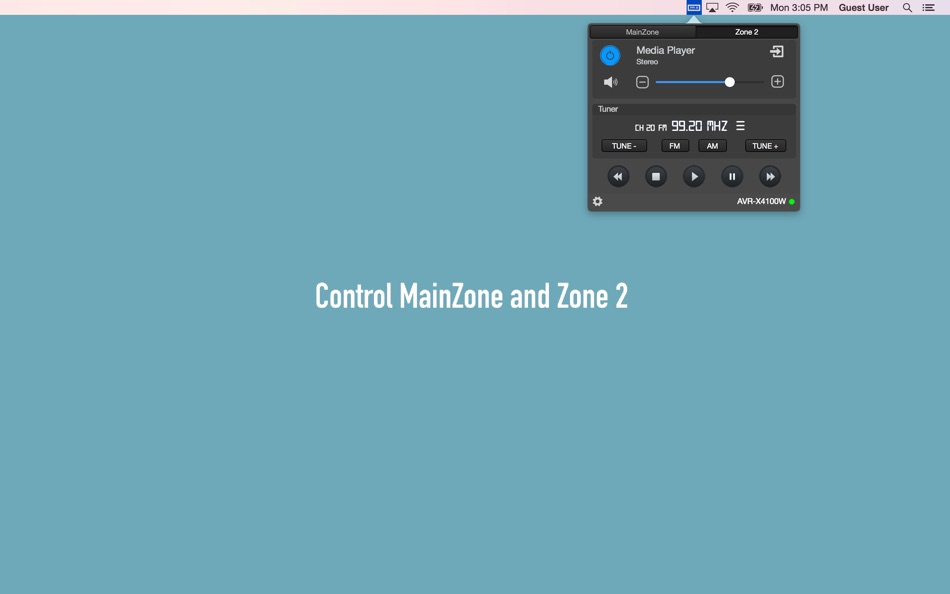 #4. AVR Control (macOS) 由: Georgios Trigonakis