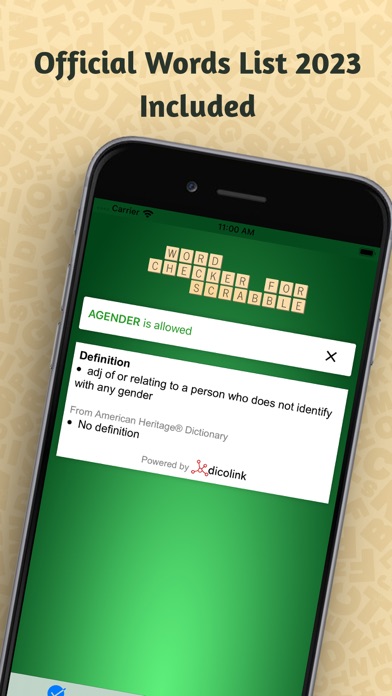 Word Checker for Scrabble®のおすすめ画像1