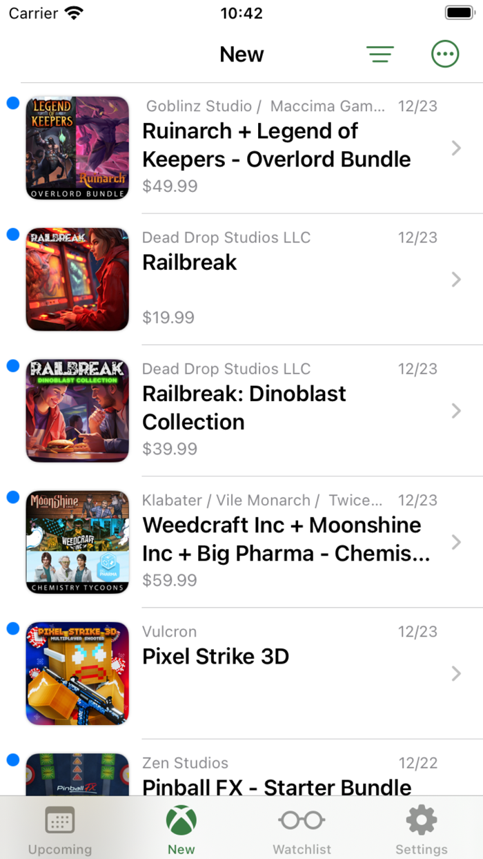 Strix - Console Game Tracker