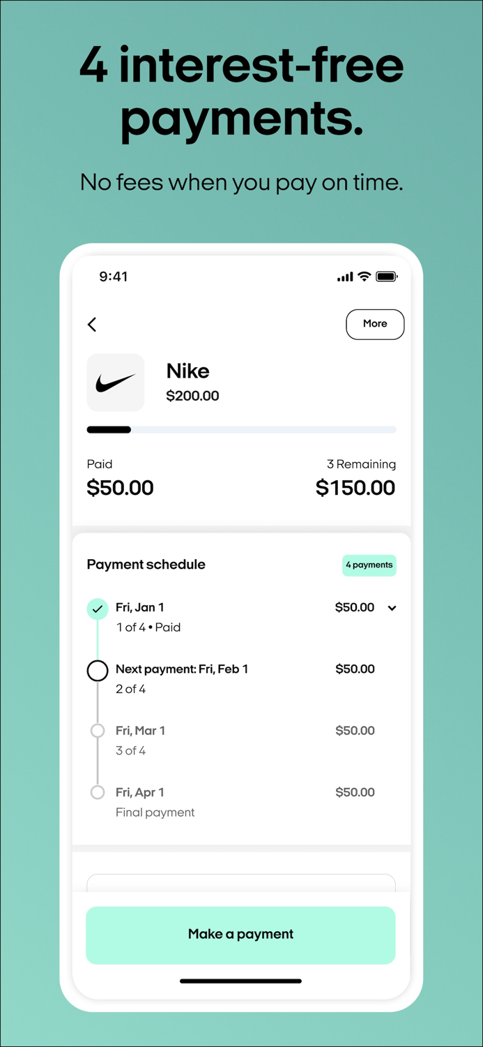 Afterpay - Buy Now Pay Later