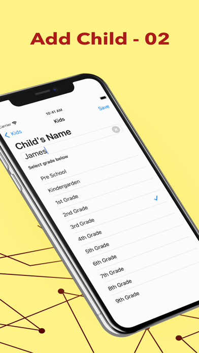 Back to School Supply List Screenshot