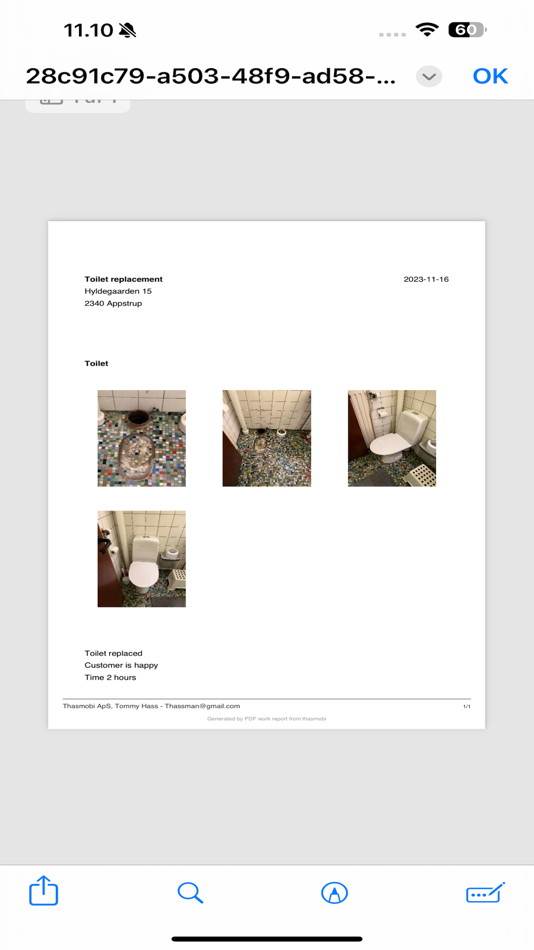 #5. PDF Work Report (iOS) De: Tommy Hass