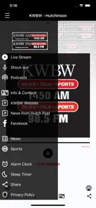 KWBW Radio,  Hutchinson, KS screenshot #2 for iPhone