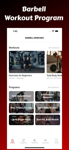 Game screenshot Barbell Workout Plan mod apk