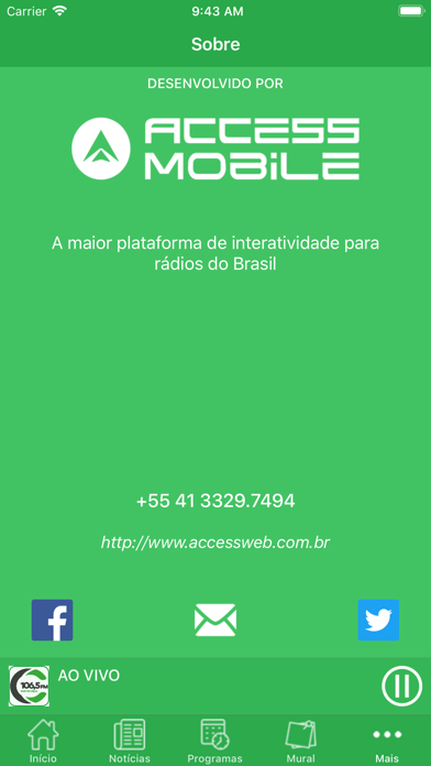 Screenshot #3 pour Rádio São Miguel 106,5 FM