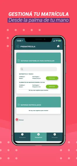 Game screenshot Gestión de Matrícula apk