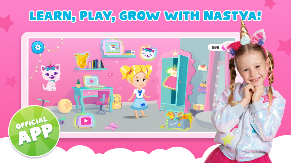 Learn Like Nastya: Kids Games - 1.2.26 - (iOS)