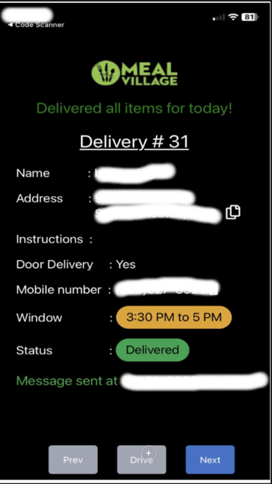 Meal Village for Drivers Screenshot