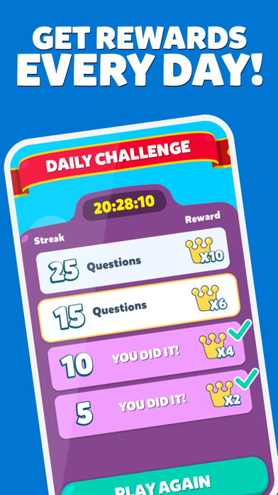 screenshot of Trivia Crack 2 5