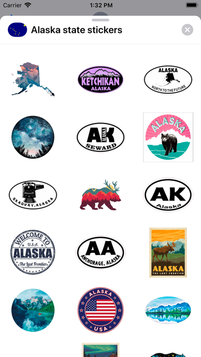 Screenshot #3 pour Alaska emoji - USA stickers