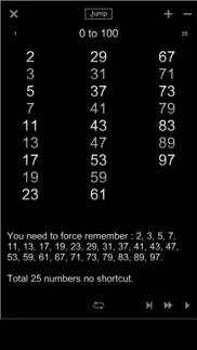 memorize prime numbers iphone screenshot 2