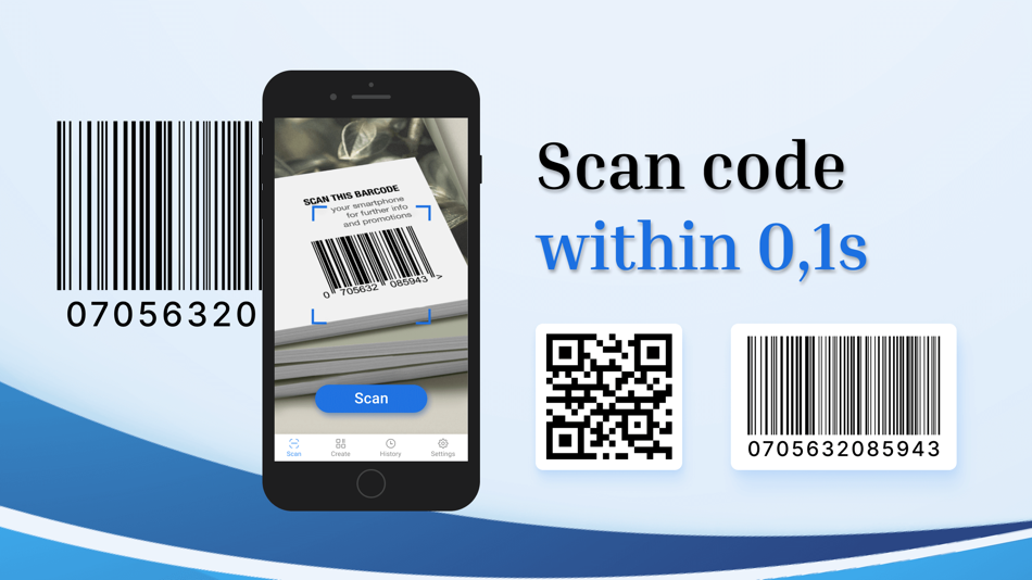 #2. Barcode Scanner - QR Reader * (iOS) Podle: TOH CO.,LTD