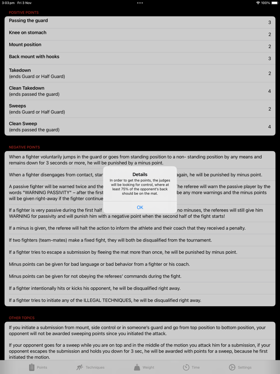 Screenshot #4 pour ADCC Rules