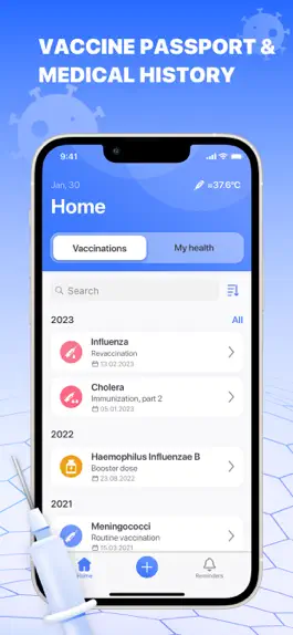 Game screenshot Vaccine & Health Cards: Record mod apk