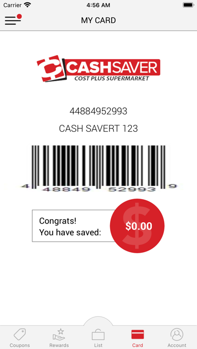 Cash Saver TX Screenshot