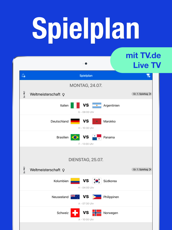 Screenshot #4 pour EM Spielplan 2024 Live