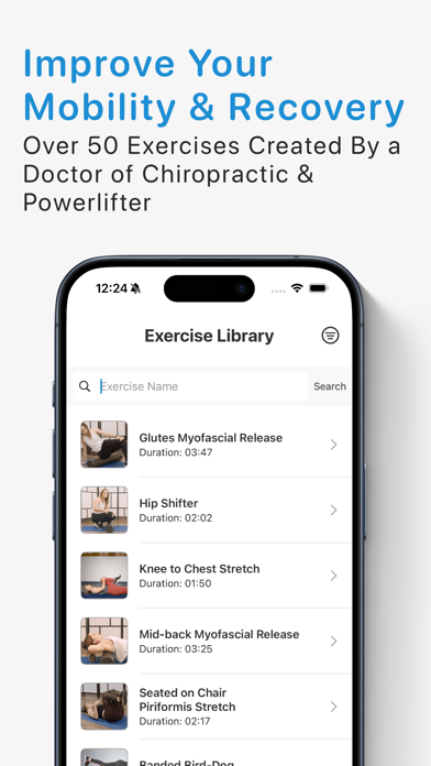 Mobility & Recovery Screenshot