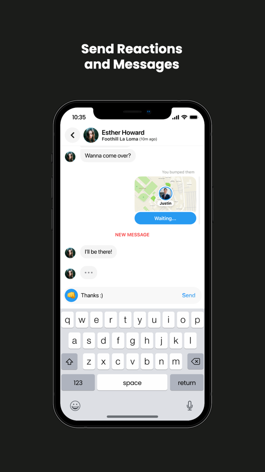 #3. Bump - Where you at? (iOS) Podle: Bump Social