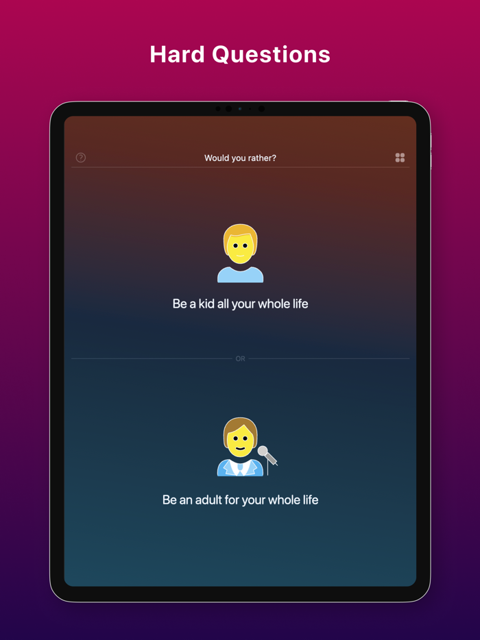 Would you rather choose this?
