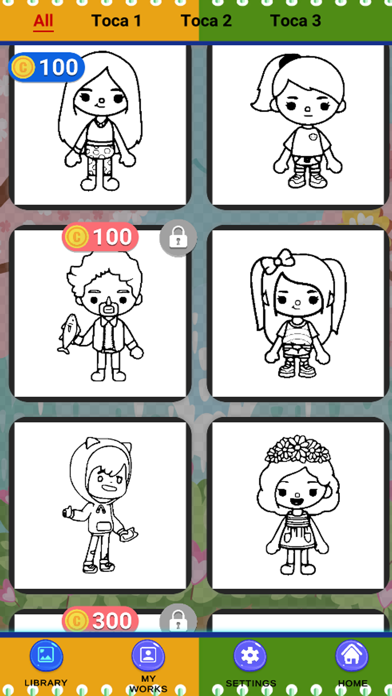 Toca Boca Coloring Book Life Screenshot