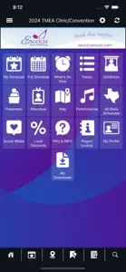 TMEA Clinic/Convention screenshot #2 for iPhone