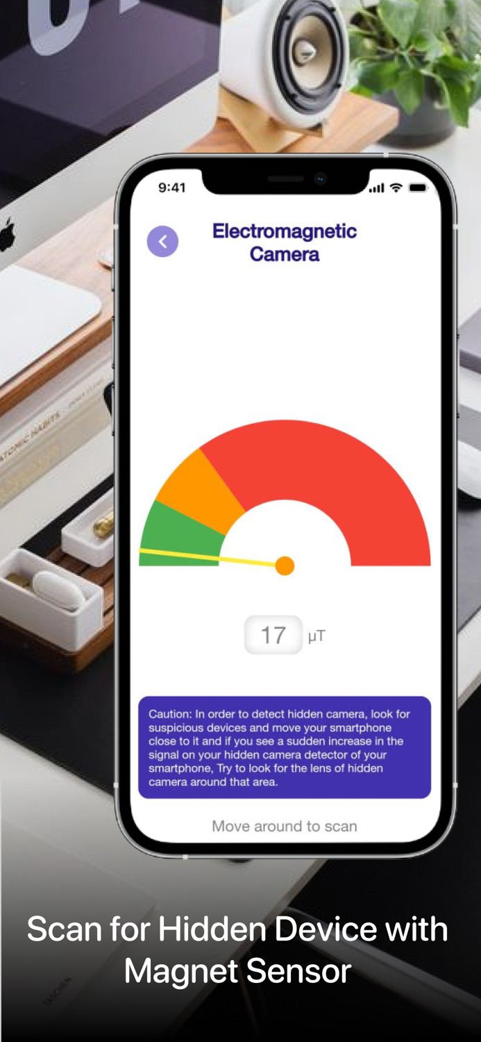 Hidden Camera Finder for room
