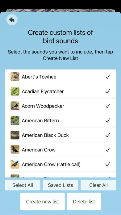 Chirp! Bird Songs & Calls USA Screenshot